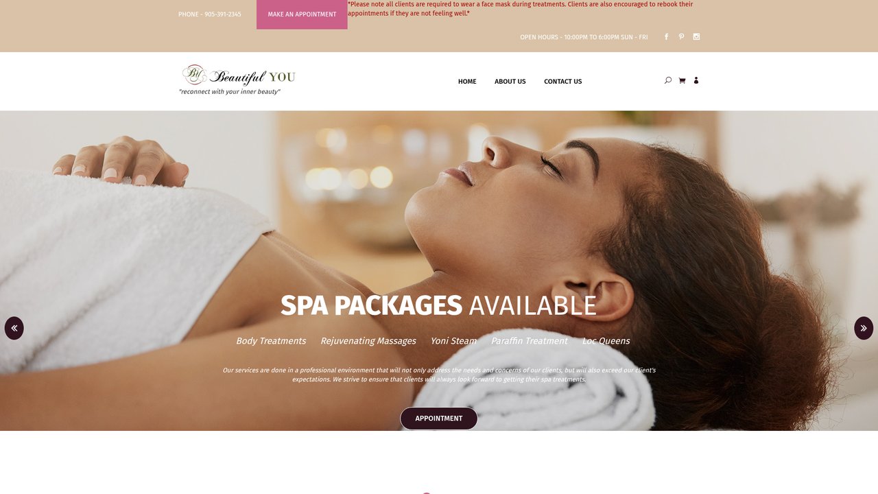 Spa website project